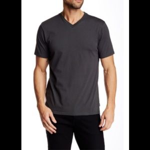 L Organic Grey Cotton T-Shirt